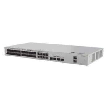 Switch Capa 3 Administrable / 24 Puertos 1GE SFP / 8 Puertos Combo 10/100/1000 Mbps / 4 Puertos 10GE SFP+ Uplink / iStack / ERPS