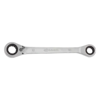 Llave combinada / 13mm y 10mm / Trinquete / Acero cromado / 0.1 kg / 1.06 pulg