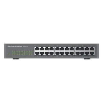 Switch Gigabit No Administrable / 24 Puertos 10/100/1000 Mbps / Capacidad 48 Gbps / Montaje en Rack