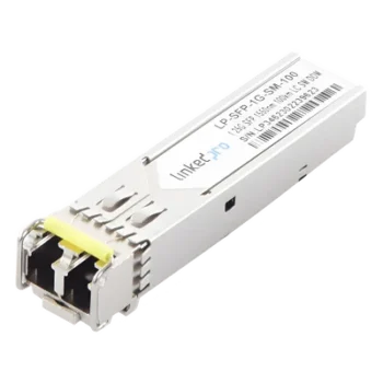 Transceptor SFP / 1.25 Gbps / Monomodo 1550 nm / LC/UPC Dúplex / DDM / Alcance 100 km (62.1 mi)