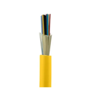 Cable de Fibra Óptica / 24 Hilos / Monomodo OS2 9/125 / Interior / Tight Buffer 900µm / OFNR Riser / Dieléctrico / Precio Por Metro (3.28 pies)