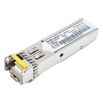 Transceptor mini-GBIC SFP / 1G LC / WDM BIDI / Monomodo 20 km (66 pies) / TX 1550nm RX 1310nm
