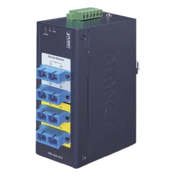 Switch Industrial Bypass de Fibra Óptica / Multimodo SC / 2 Canales / Conmutación Ultrarrápida / Pérdidas Ultrabajas