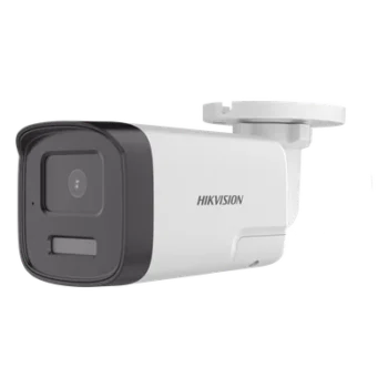 Cámara Bala TURBOHD / 4K UHD 8 Megapixel / Lente 2.8 mm / 113° HFOV / Dual Light 40 m (131.2 ft) / Audio Bidireccional 5-8 m / IP67 / Metal