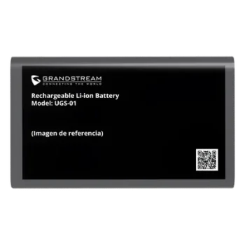 Batería de Iones de Litio / 1500 mAh / 3.8 V / Protección PCM / Material Ignífugo 94-V0 / Compatible con Terminales IP y Videoconferencia