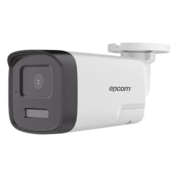 Cámara Bala TURBOHD / 4K 8 Megapixel / Dual Light 40 m (131.2 ft) / Audio Bidireccional Full Duplex / IP67 / Metal