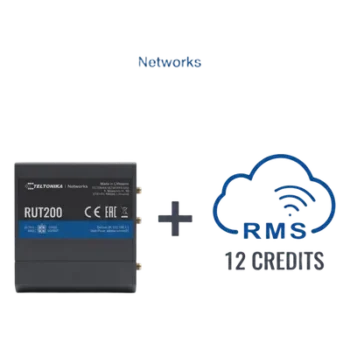 Router Celular Industrial / 4G LTE Cat 4 / 150 Mbps / Wi-Fi 2.4 GHz / -40°C a 75°C / Gestión RMS 1 Año