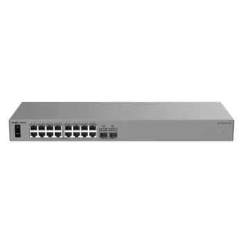 Switch Inteligente Capa 2 / 16 Puertos Gigabit / 2 Puertos SFP 2.5GE / 42 Gbps / Gestión Cloud / ERPS / Diseño Fanless / Modo CCTV / Protección 6 kV