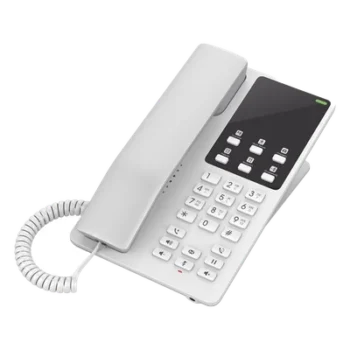 Teléfono IP Hotelero / Wi-Fi Dual Band 2.4/5 GHz / 2 Líneas SIP / Audio HD Opus / Resiliencia 30% Pérdida de Paquetes / Montaje en Pared