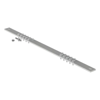 Barra de Conexión a Tierra / Rack 19" / 20 Orificios / 483 mm (1.58 ft) / 45 Unidades / EIA-310