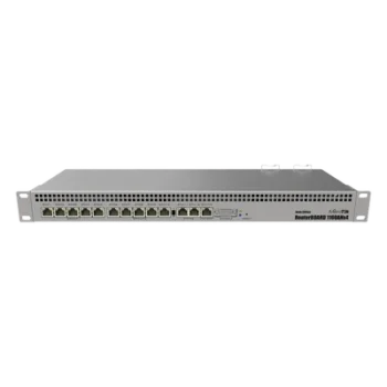 Router Rack / 13 Puertos Gigabit / Rendimiento 7.5 Gbps / CPU 4 Núcleos 1.4 GHz / IPsec Hardware 2.2 Gbps / Fuente Redundante / Licencia Nivel 6