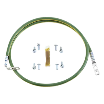 Jumper de Aterrizaje / 10 AWG (6mm²) / Terminal 90° / 0.61m (2ft) / Cobre-Aluminio