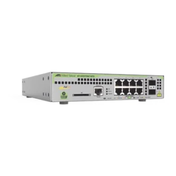 Switch PoE+ Administrable / 8 Puertos Gigabit / 2 SFP Uplink / 124 W PoE / Capa 3