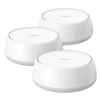 Kit MESH Wi-Fi 7 Interior / Doble Banda BE3600 Mbps / 2 Puertos 1 Gigabit WAN/LAN / 4 Antenas Internas / MLO Multi-Link / App Deco / HomeShield / Compatible Alexa y Google Assistant