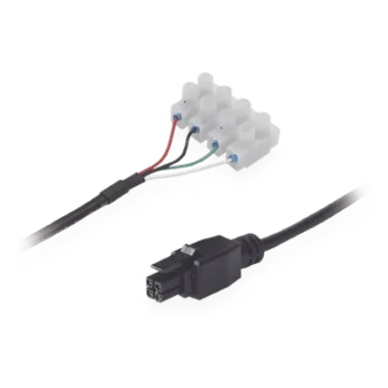 Cable de Potencia / Terminal de Tornillo 4 Vías / Conector 4-Pin 3 mm / 26 AWG / 2000 mm (6.56 ft) / Codificación por Color