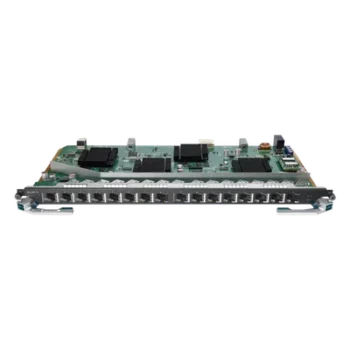 Tarjeta de Servicio GPON / 16 Puertos PON / Split Ratio 1:128 / Alcance 20 km (12.4 mi) / Downlink 1.25 Gbps / Uplink 2.5 Gbps / Hot Swap