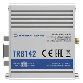 Gateway Industrial LTE Cat 1 / RS232 DB9 / OpenWrt / 9-30 VDC / -40 a 75 °C / DIN Rail
