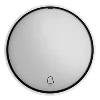 Botón de Emergencia Inalámbrico / Energía Cinética Sin Batería / Alcance 50 m (164 ft) / Emparejable con Terminales IP / Diseño Compacto
