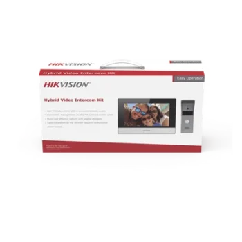 Kit de Videoportero Híbrido / Pantalla Táctil 7" / Videollamada a Smartphone / IP65 / 4 Hilos + Wi-Fi/Ethernet / 720x576p