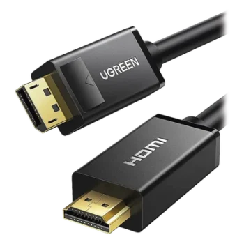 Cable DisplayPort a HDMI / 4.92 Pies (1.50 m) / 4K@30Hz / 3D / 28AWG Cobre Estañado / Audio 7.1 / Unidireccional / Botón de Liberación