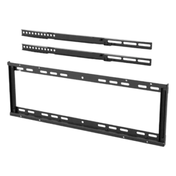 Soporte de Pared para Pantalla / 65-75-86 Pulgadas / Estructura Metálica 22 mm / Ajuste Preciso Múltiples Perforaciones / Diseño Compacto 730 x 250 mm
