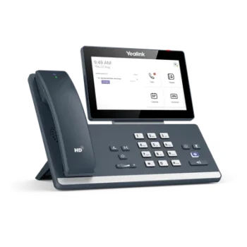 Teléfono IP Empresarial / Pantalla Táctil 7 Pulgadas / Bluetooth 5.2 / Wi-Fi Dual Band / PoE / Microsoft Teams Nativo
