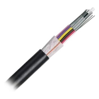 Cable de Fibra Óptica / 6 Hilos / Planta Externa OSP / Dieléctrico Sin Metal / Monomodo OS2 / 10.16 mm (0.40 pulg) / Bloqueo de Agua en Seco