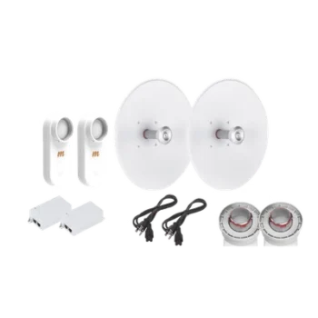 Kit de Enlace Punto a Punto / 16 km (52.5 ft) / 27 dBi / 5.1-6.4 GHz / 700 Mbps
