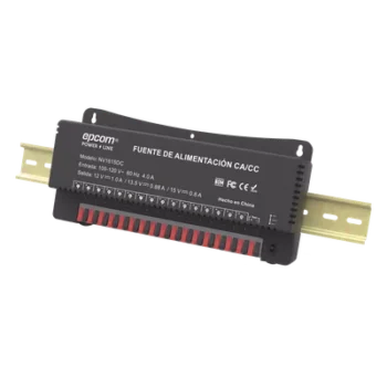 Fuente de Poder / 16 Canales / Salida Ajustable 12/13.5/15 Vcc / 16 A / 48 W / Montaje en Pared / -20°C a 70°C