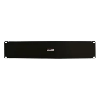 Panel ciego para rack / 19in / 2UR / Acero calibre 18 / 1.21 mm / 0.544 kg / 3.5 x 19 in