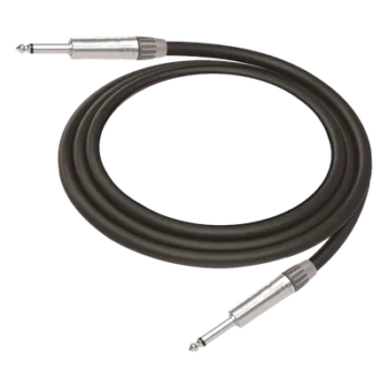 Cable de Audio / Plug 1/4 a Plug 1/4 Mono / Carcasa Cromada / 5 m (16.4 ft) / Triple Blindaje / Conductores OFC