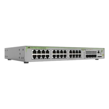 Switch Administrable Capa 3 / 24 Puertos 10/100/1000 Mbps / 4 SFP Gigabit / 56 Gbps Switching Fabric / 41.7 Mpps