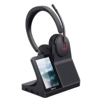 Estación de Trabajo Inalámbrica DECT / Pantalla Táctil 4" / Bluetooth 5.3 / ANC Híbrida / Alcance 185 m (606.9 ft) / Hub USB