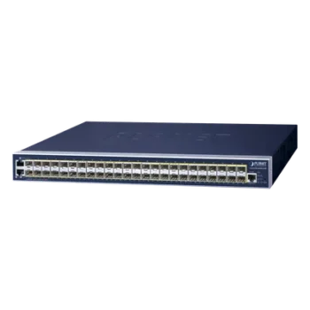 Switch Administrable L3 / 48 Puertos SFP 100/1000 Mbps / 4 Puertos SFP+ 10G / Enrutamiento IP / 176 Gbps
