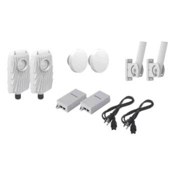 Kit Punto a Punto / 1.5 Gbps / 4.9-6.4 GHz / 12 dBi / 2 km (1.2 mi)