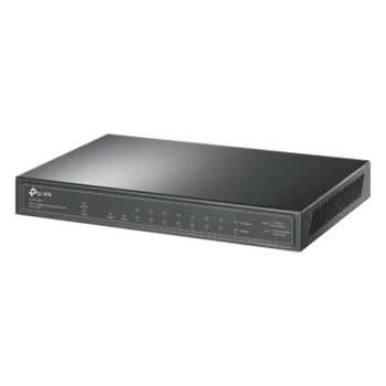 Switch PoE+ / 8 Puertos Gigabit PoE+ / 1 Puerto Gigabit Uplink / 1 Puerto SFP / 63W PoE Total / 20 Gbps
