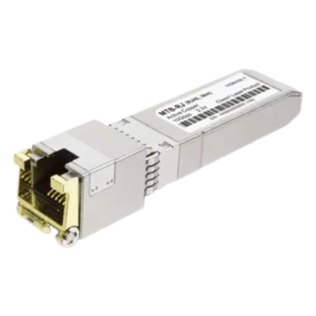 Transceptor SFP+ a RJ45 / 10 Gbps / 10GBASE-T / Alcance 30 m (98.4 ft) / Rango de Temperatura -40°C a 70°C / DDM / Cat6A/Cat7