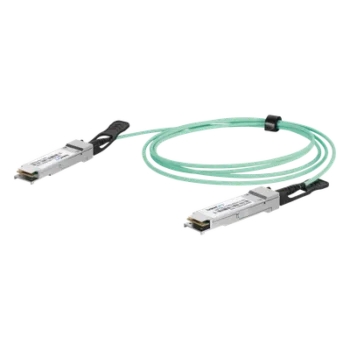 Cable AOC QSFP28 / 100 Gbps / Fibra Óptica Activa / 3 m (9.8 ft) / Plug-and-Play / Compatibilidad Multimarca