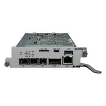 Tarjeta de Control y Uplink / 3x SFP/SFP+ 1/10G / 1x QSFP28 40/50/100G / Puerto Consola RJ45 / Out-Band 10/100/1000Base-T