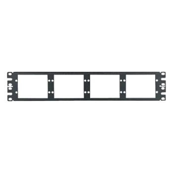 Patch Panel de Fibra Óptica / 2UR / 8 Placas Acopladoras / 19" EIA / 1.58 x 0.29 x 0.04 ft