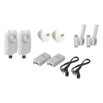 Kit Punto a Punto / 1.5 Gbps / 4.9-6.4 GHz / 16 dBi / 4 km (13,123 pies) / Slant 45°