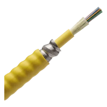 Cable de Fibra Óptica / 12 Hilos / Monomodo OS2 / Interior / Armado Tight Buffered 900 µm / OFCR Riser / Precio Por Metro
