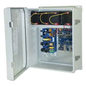 Inyector PoE Industrial / 4 Puertos Gigabit / 2 SFP 1G / 120W Total / Hi-PoE 60W / IP66 / Batería de Respaldo