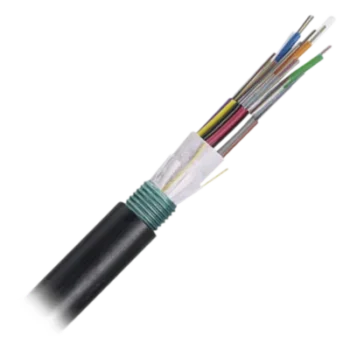 Cable de Fibra Óptica / 48 Hilos / Monomodo OS2 / Planta Externa Armada / Bloqueo de Agua en Seco / Resistencia UV / 250 µm