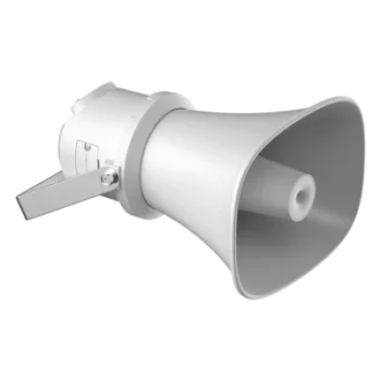 Bocina IP Trompeta / 7 Watts / PoE+ / IP67 / Audio Bidireccional SIP / TTS / 4 GB eMMC