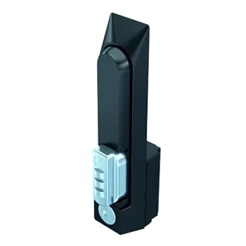 Chapa de Seguridad para Gabinete / Combinación de 3 Dígitos / Control Llave Maestra / Acero Texturizado Negro / 7.50 x 1.38 x 2.50 in