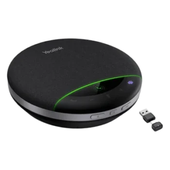 Altavoz de Conferencia Bluetooth / 6 Micrófonos con IA / Alcance 30 m (98.4 ft) / Daisy Chain Inalámbrico / Autonomía 35 h / Pantalla LCD