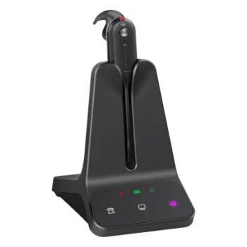 Auricular Inalámbrico DECT / Alcance 185 m (606.9 ft) / Cancelación de Ruido Acoustic Shield / Multidispositivo PC y Teléfono IP / 8 Horas de Conversación