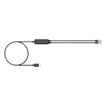 Cable Telefónico de Repuesto / Compatible con Bases DECT WH64 WH65 WH68 / Transmisión Estable de Audio / Recubrimiento Resistente / Instalación Rápida