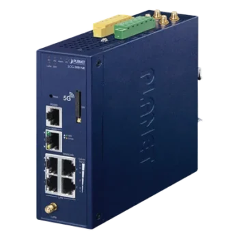 Gateway LoRaWAN Celular 5G NR / 5 Puertos Gigabit / -45°C a 75°C / IP30 / 300 Nodos